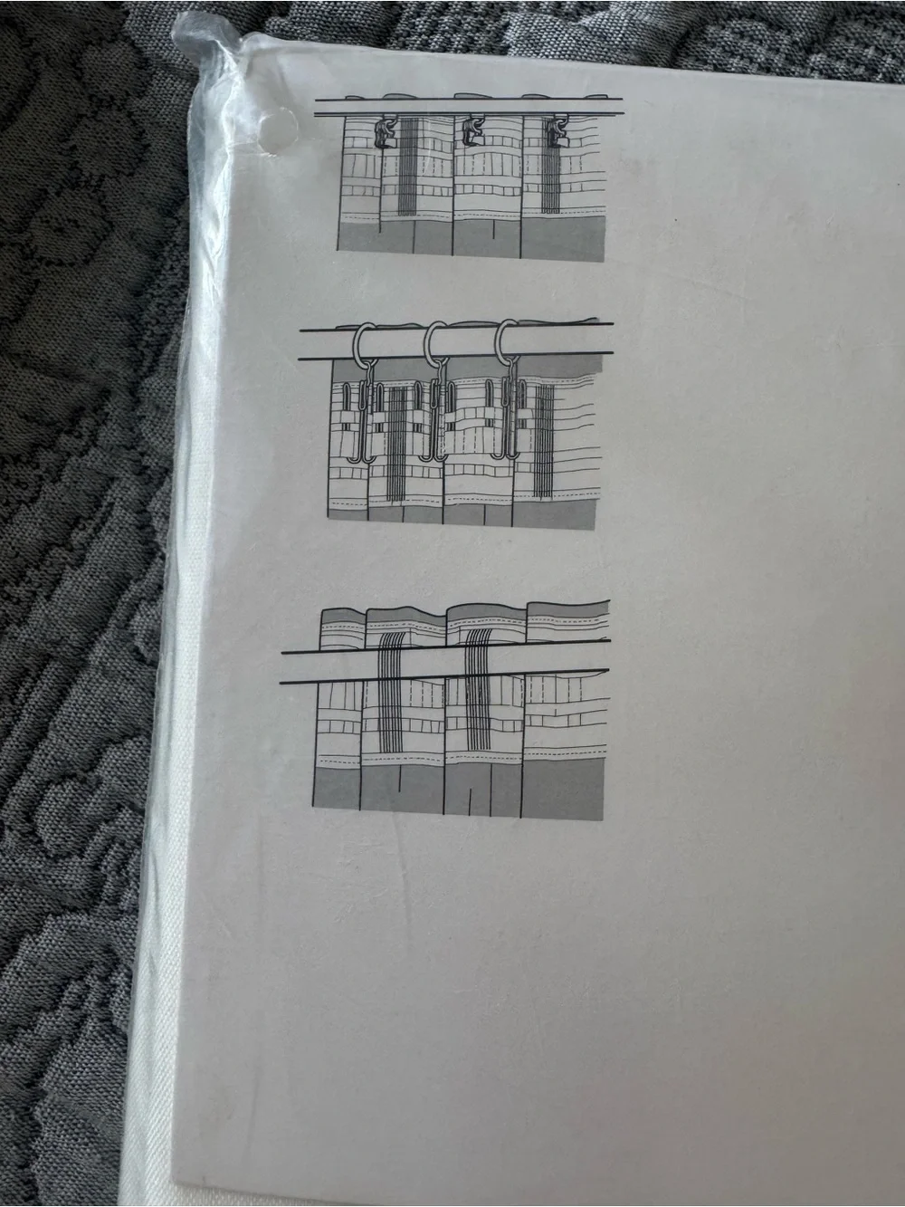 New IKEA Vivan White Pack of 2 Panels Curtains Semi-Sheer 1 Pair